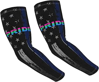 SwpWab Polysexual Pride Flag LGBTQ Sun-Defying Elegance Comfortable Cooling Arm Sleeves