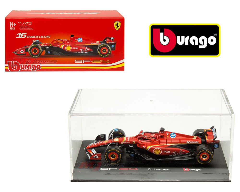 Amazon | ブラーゴ 1/43 フェラーリ F1 SF-24#16 シャルル・ルクレール