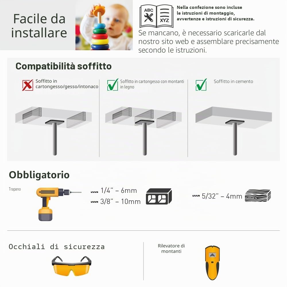 Barkan Supporto da soffitto per TV bianco lungo 97 cm, movimento completo, 3 movimenti, piatto/curvo, supporta fino a 40 kg, regolazione telescopica dell'altezza, adatto per LED OLED LCD
