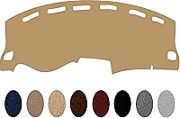 Vista 2 de Cubierta de tablero de alfombra hecha a medida para Toyota Matrix Dash Cover Dash Pad se adapta a 2003-2008 (carbón)