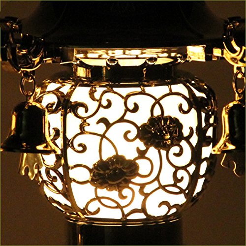 小型灯 盆提灯 ちょうちん 極楽灯 8号鈴付 ゴールド 1対