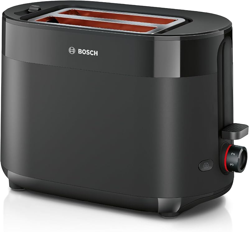 Bosch Kompakt Toaster MyMoment TAT2M123, 800 W, Schwarz matt