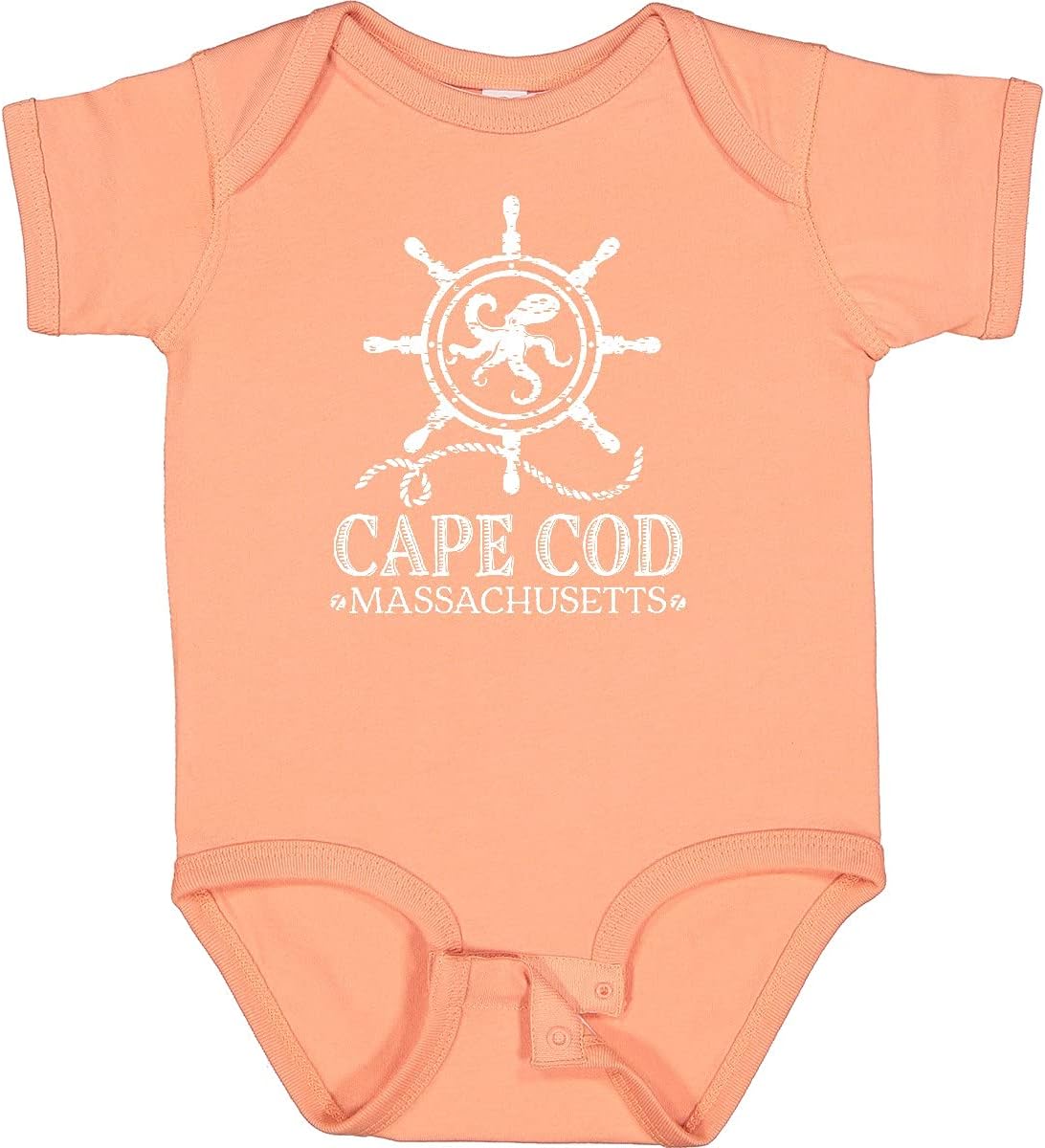 inktastic Cape Cod Massachusetts Nautical Baby Bodysuit