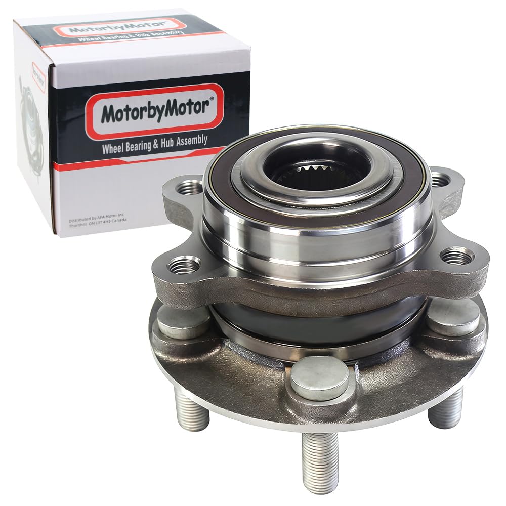 MotorbyMotor 513394 Front Wheel Bearing Hubs w/ABS 5 Lugs for Ford Edge