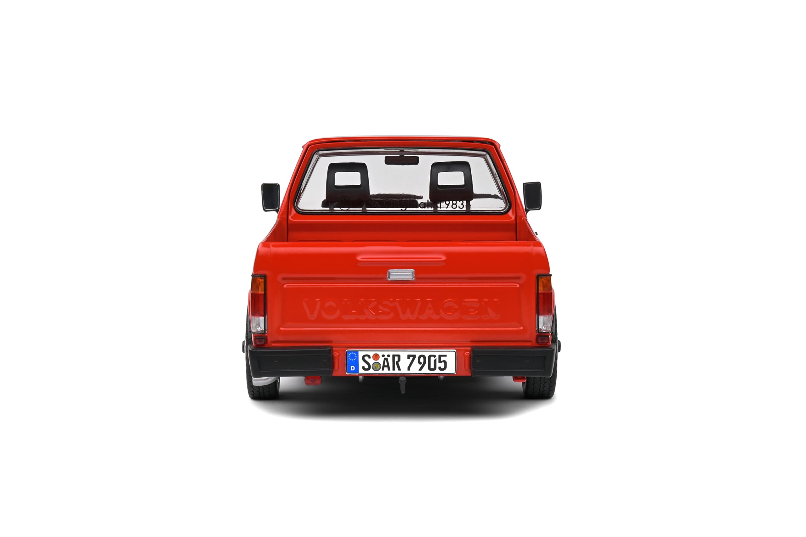 Amazon.com: SOLIDO 1:18 Volkswagen Caddy MK.1 Red 1982 : Arts