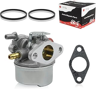 FLYPIG Carburetor Carb with Gasket for Tecumseh 640025 640025A 640025B 640025C 640014 640004 640017 640017A 640017B 640135A OHH45 OHH50 OHH55 OHH60 OHH65 4.5HP 5HP 5.5HP 6HP OHH OHV Series Engines