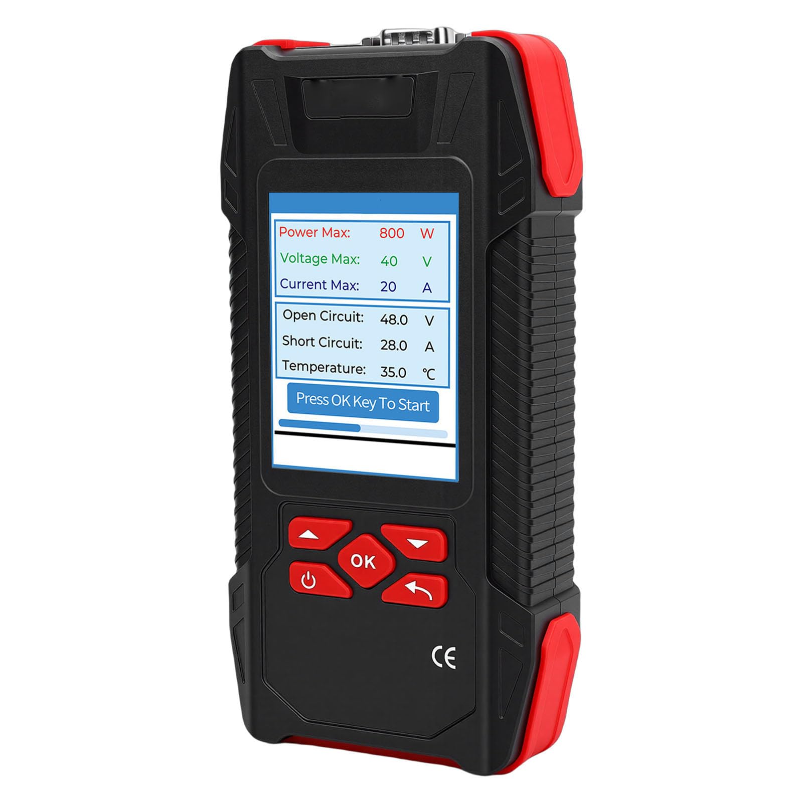 Tester Paneli Słonecznych MPPT, Multimetr Fotowoltaiczny TPR 2000 W 3,2-calowy Wyświetlacz LCD Analiza Krzywych Dynamicznych 3 do 90 V 40 A do Testowania Modułów PV Konserwacja W Terenie i