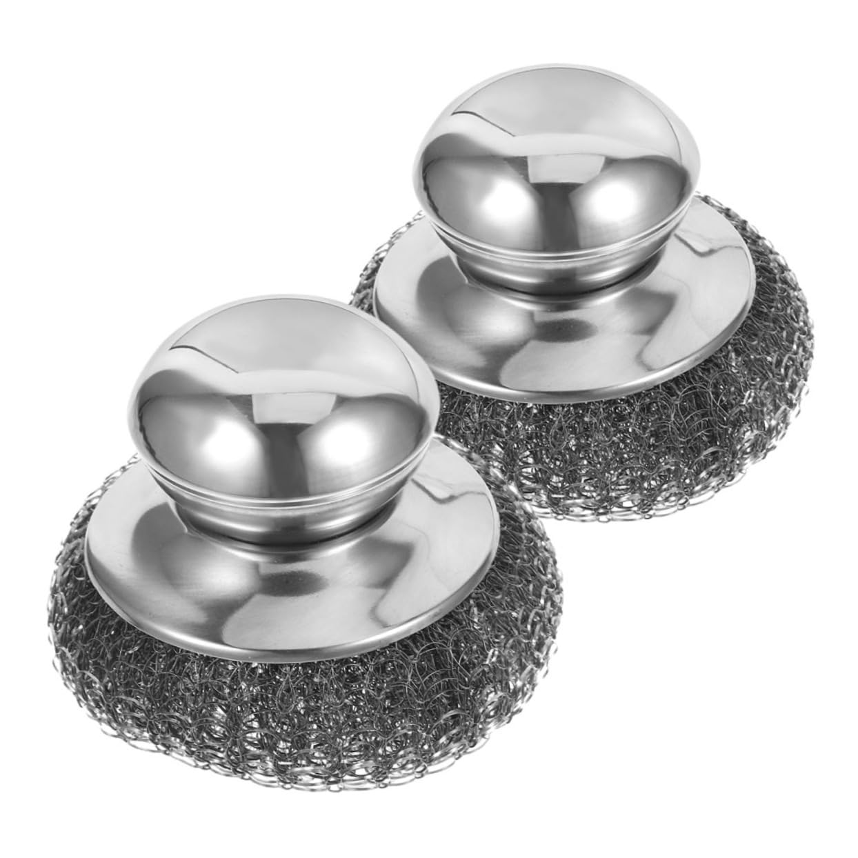 STOBAZA Steel Brush for Cleaning 2 Pcs Kitchen Dish Scrubbers Dish Scrubber Brush Comfort Grip Handle