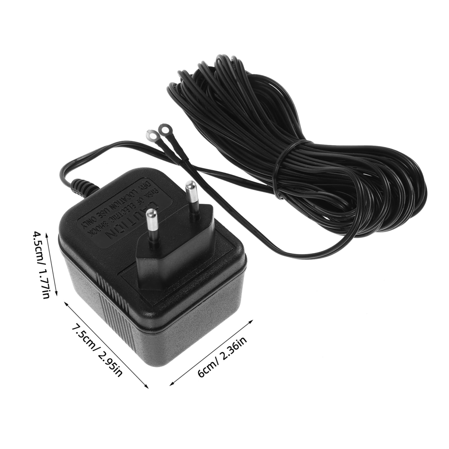 SHINEOFI Transformateur De Sonnette 24V 500Ma Adaptateur Secteur Pour Sonnette Vidéo Blink Avec Cordon Long Conforme Normes Européennes Pour Usage Domestique