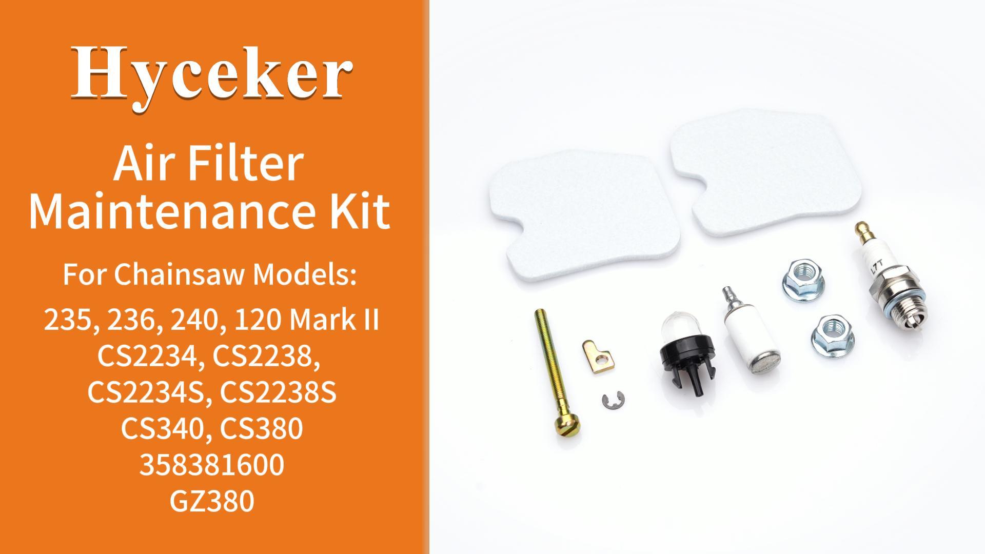 Amazon.com: Hyceker Air Filter Tune Up Kit for Husqvarna 235 236
