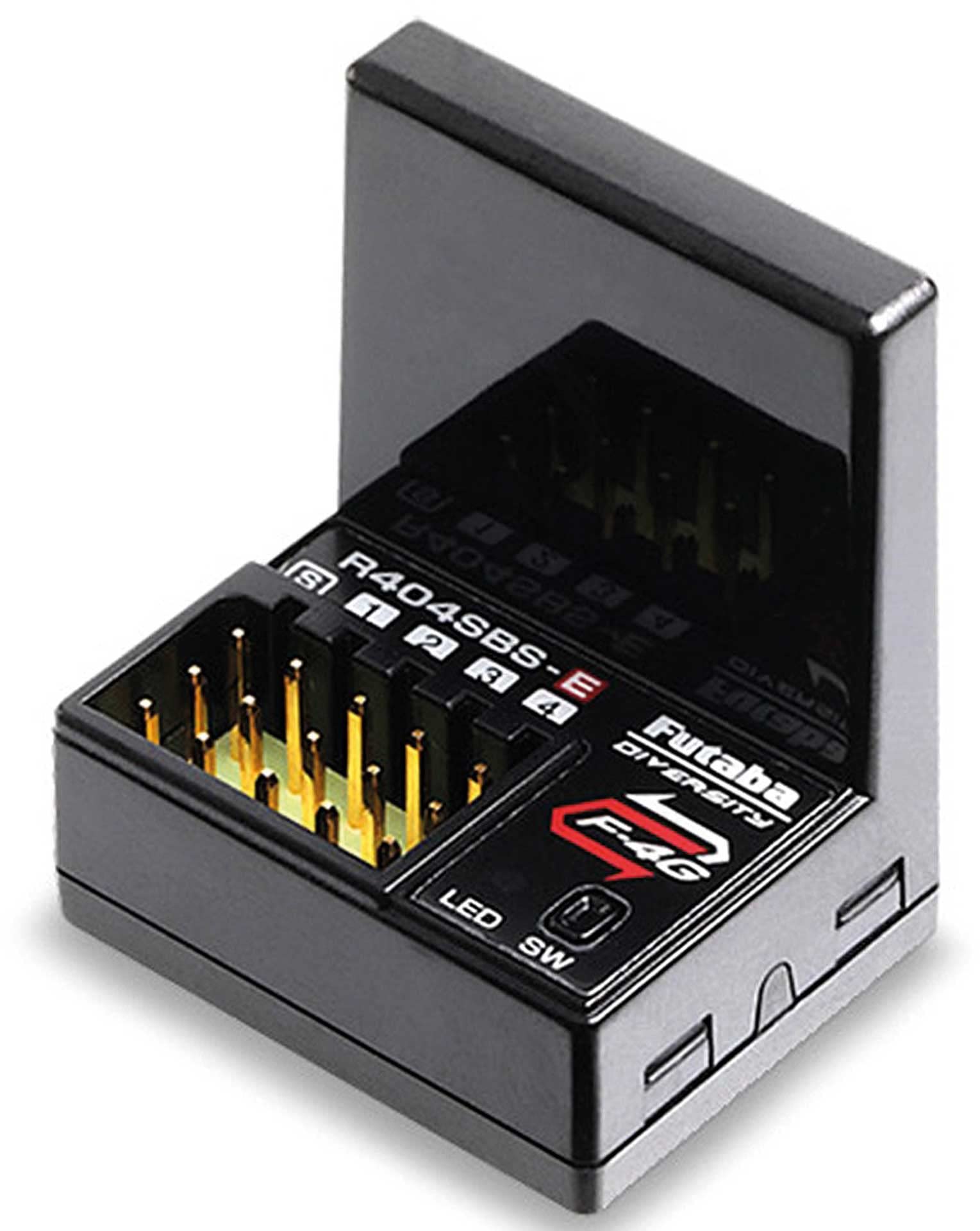 Futaba R404SBS-​E 4-​channel Surface Receiver with S.​Bus for Telemetry F-​4G (Internal Aerial)