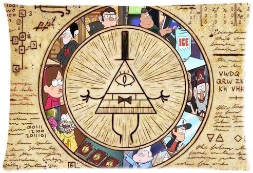 Caitin Unique Gravity Falls Rectangle Pillow Cases Pillowcases Cover 20X30 (Two 