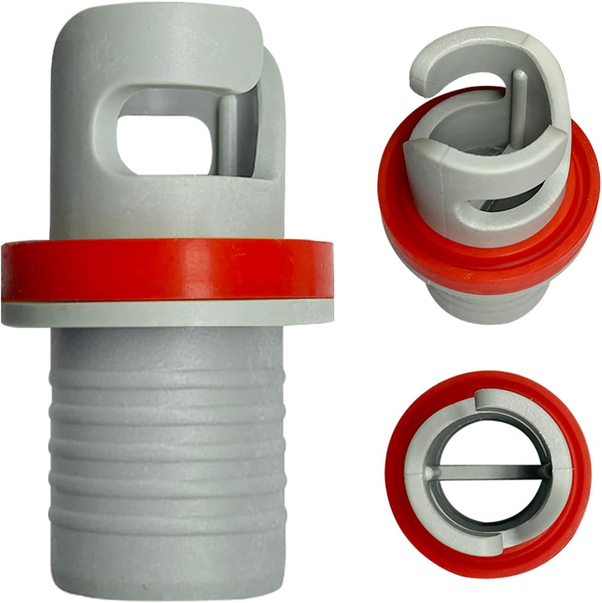 MELCHEF Air Valve Adapter Inflatable Boat Foot Pump Air Valve Adapter HalkeyRoberts HR Hose