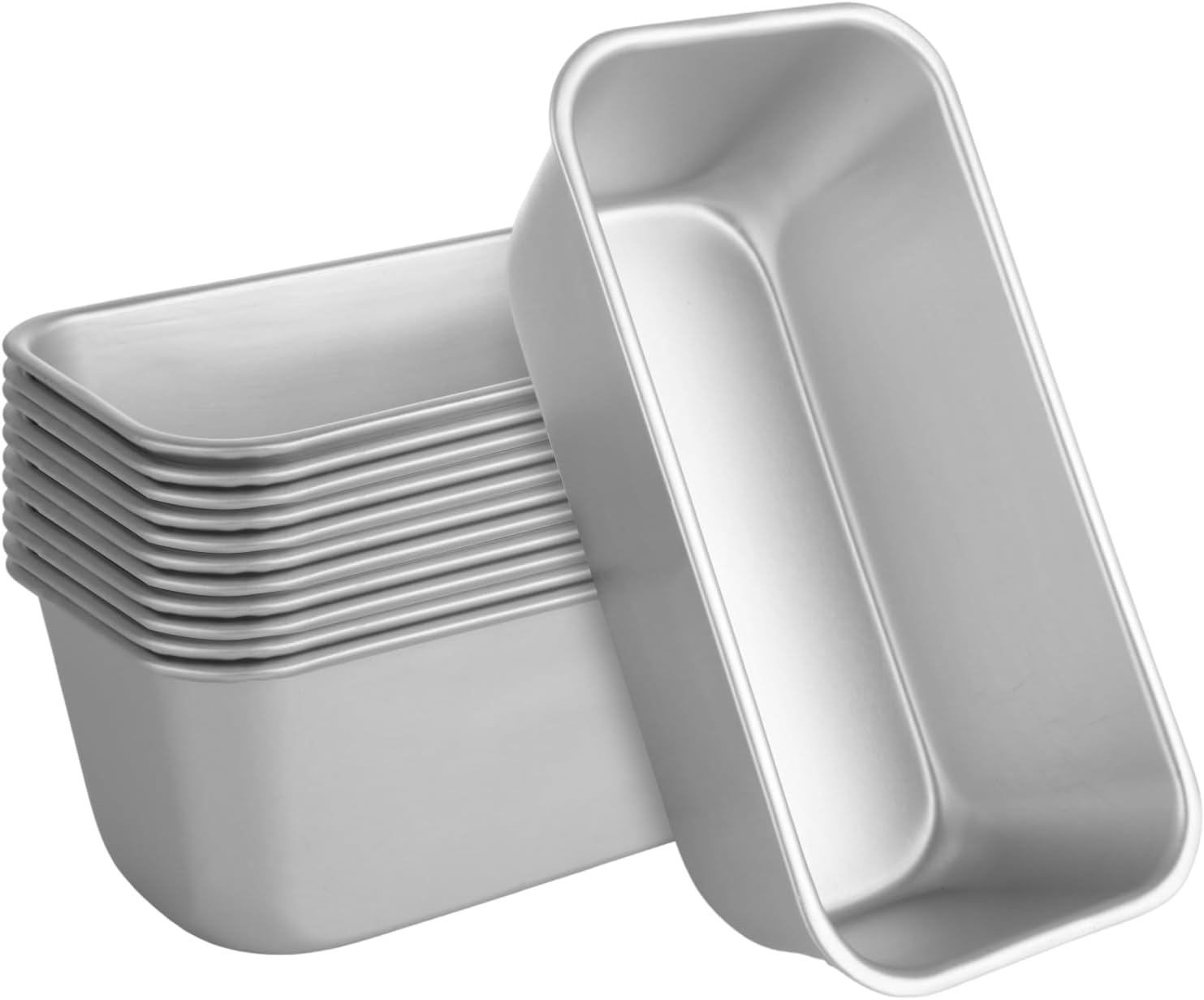 AKOLAFE 12 Pack Aluminum Loaf Pans...