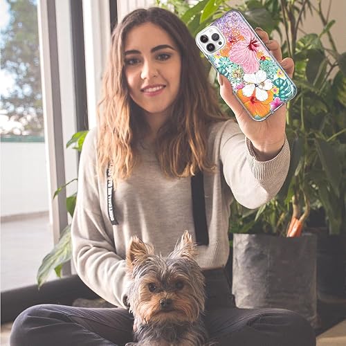 Miniatura 5 de MUNDAZE Funda para Apple iPhone 15 Pro, delgada, híbrida, a prueba de golpes, carcasa rígida de poliuretano termoplástico suave, resistente, funda