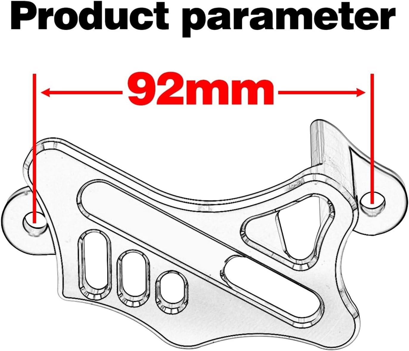 Motorcycle CNC Rear Brake Disc Caliper Guard Protector for Honda for CR125R for CR250R for CRF250X for CRF450X 250 450 for RX/R/L for KAYO for T4 for T6 for BSE,Effective Protection