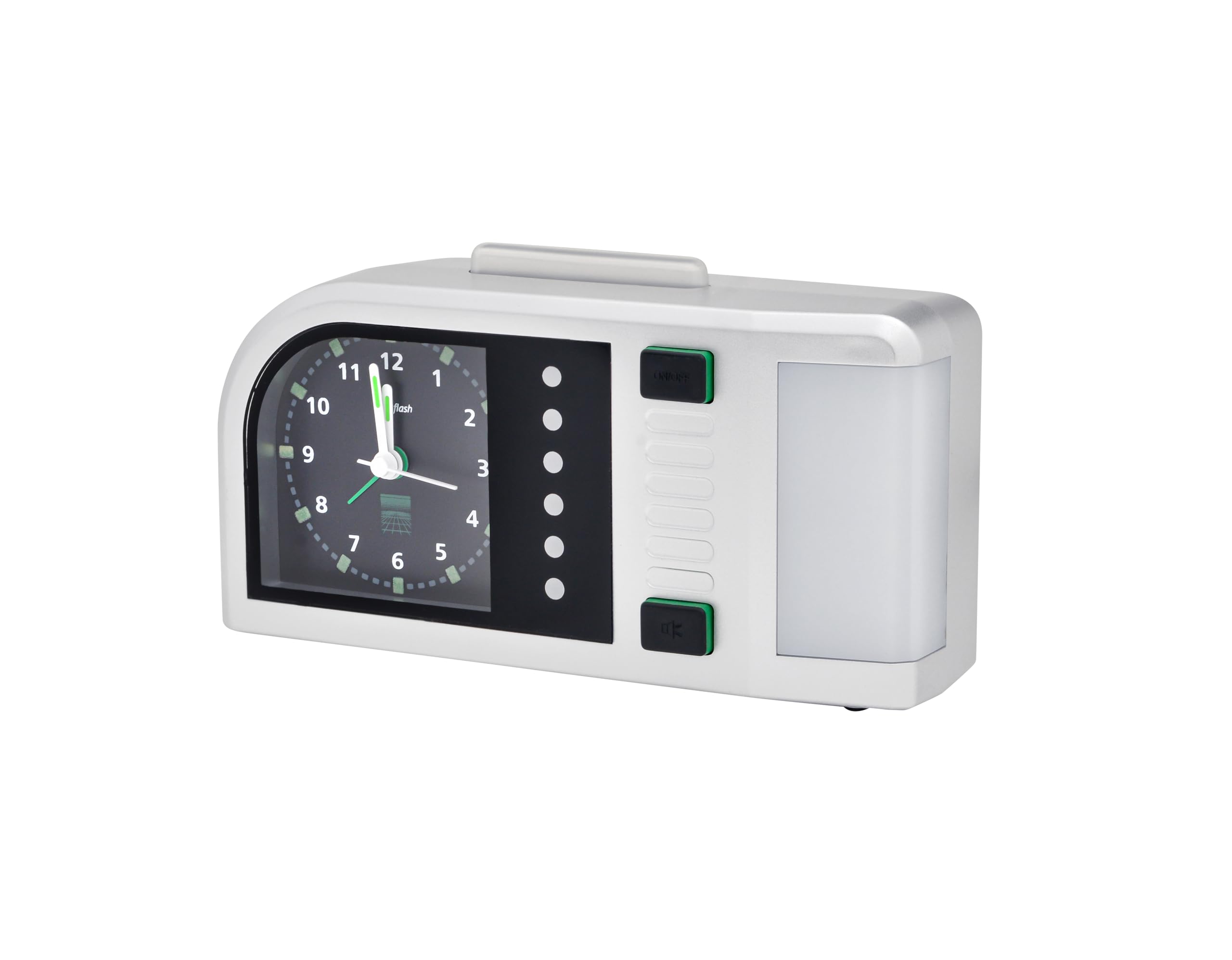 Humantechnik Timeflash analoger Lichtwecker mit Blitz und lautem Alarm