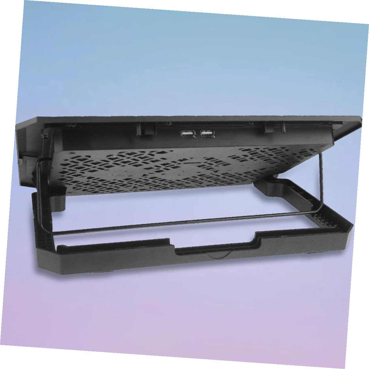 Cabilock Laptop Cooling Stand 15.6-inch Quiet Cooling Pad with Adjustable Fans and Blue LED for Gaming and Office Use