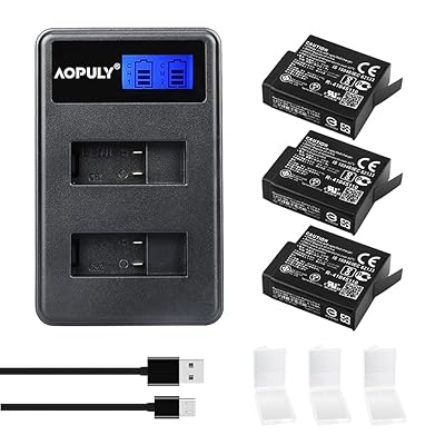 AOPULY 3-Pack Replacement Batteries Charger for Australia Ubuy