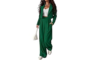 Classy Women's Green Pants Suit: A Professional and Stylish Ensemble