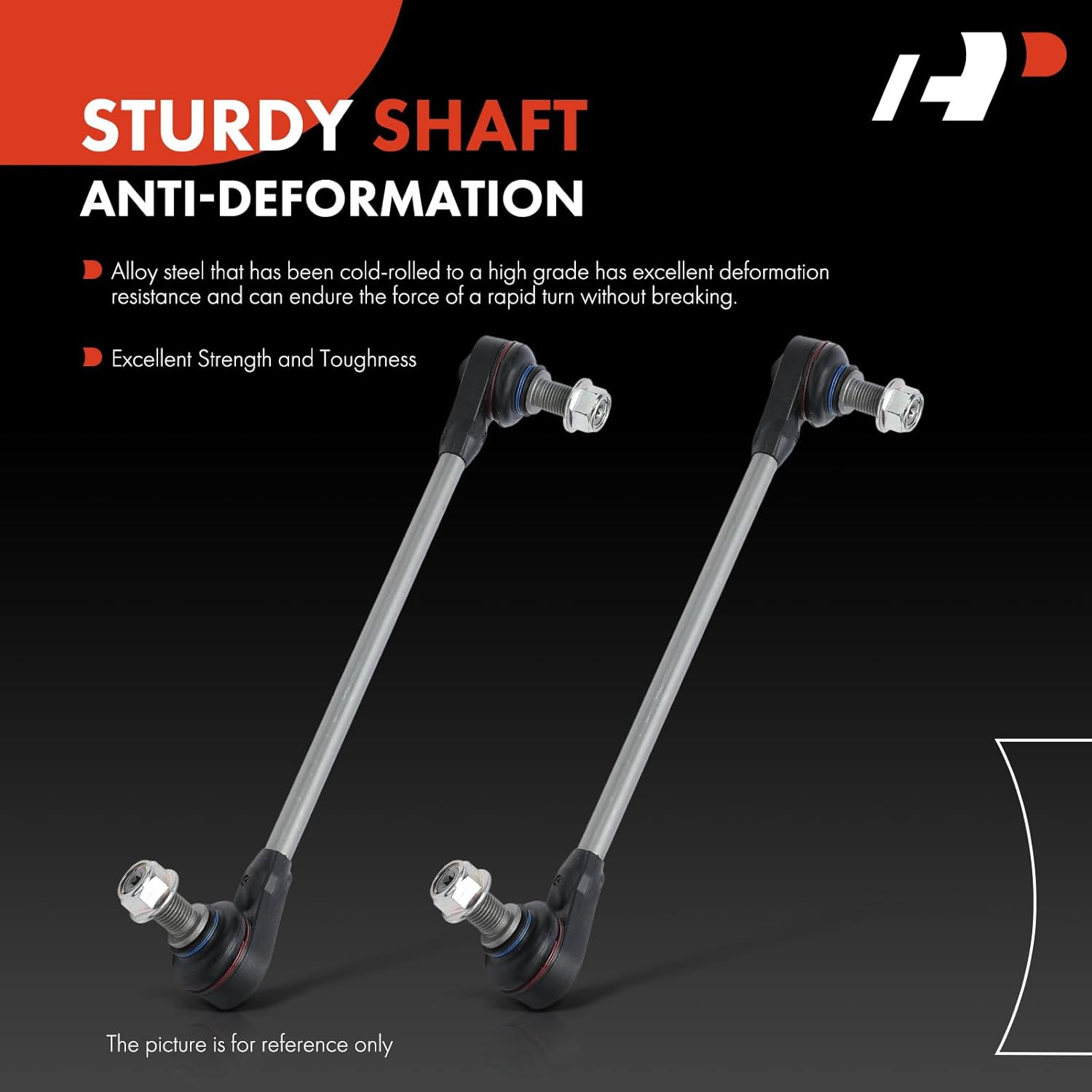 A-Premium 2 x Front Sway Bar Links Stabilizer Bar Links, Compatible with Audi Q4 e-tron Sportback 2022-2023 & Volkswagen ID.4 2021-2023