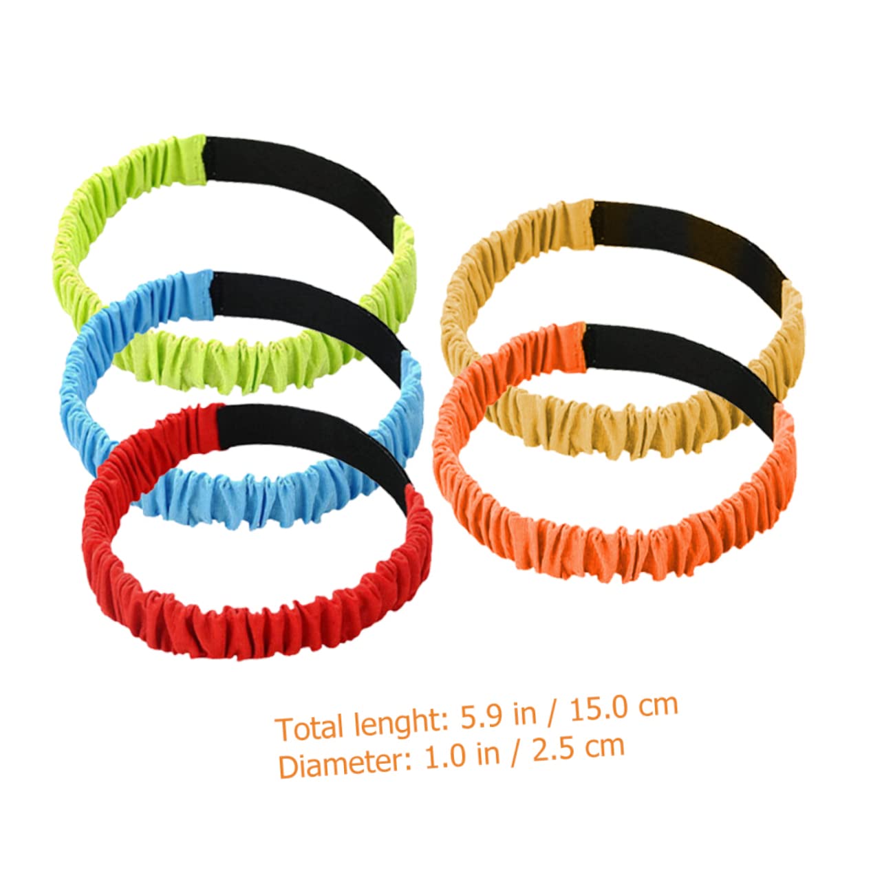 SUPVOX 10pcs Boys and Girls of War Game Three Legged Race Bands Teamwork Training Bands