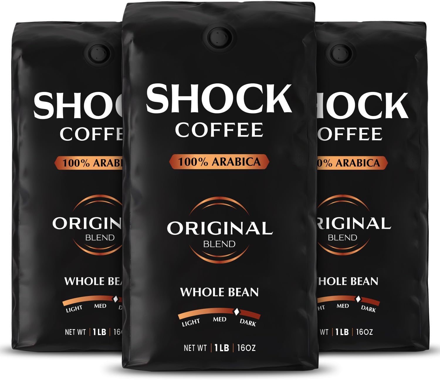 Coffee Whole Bean, The Strongest Caffeinated All-Natural Coffee, Up to 50% more Caffeine. 3 LB