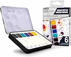 【あゆめろ】ゴールデン　QOR 水彩　24色セット ホルベイン ゴールデンQoR(コア)透明水彩絵具｜24色セット 5ml