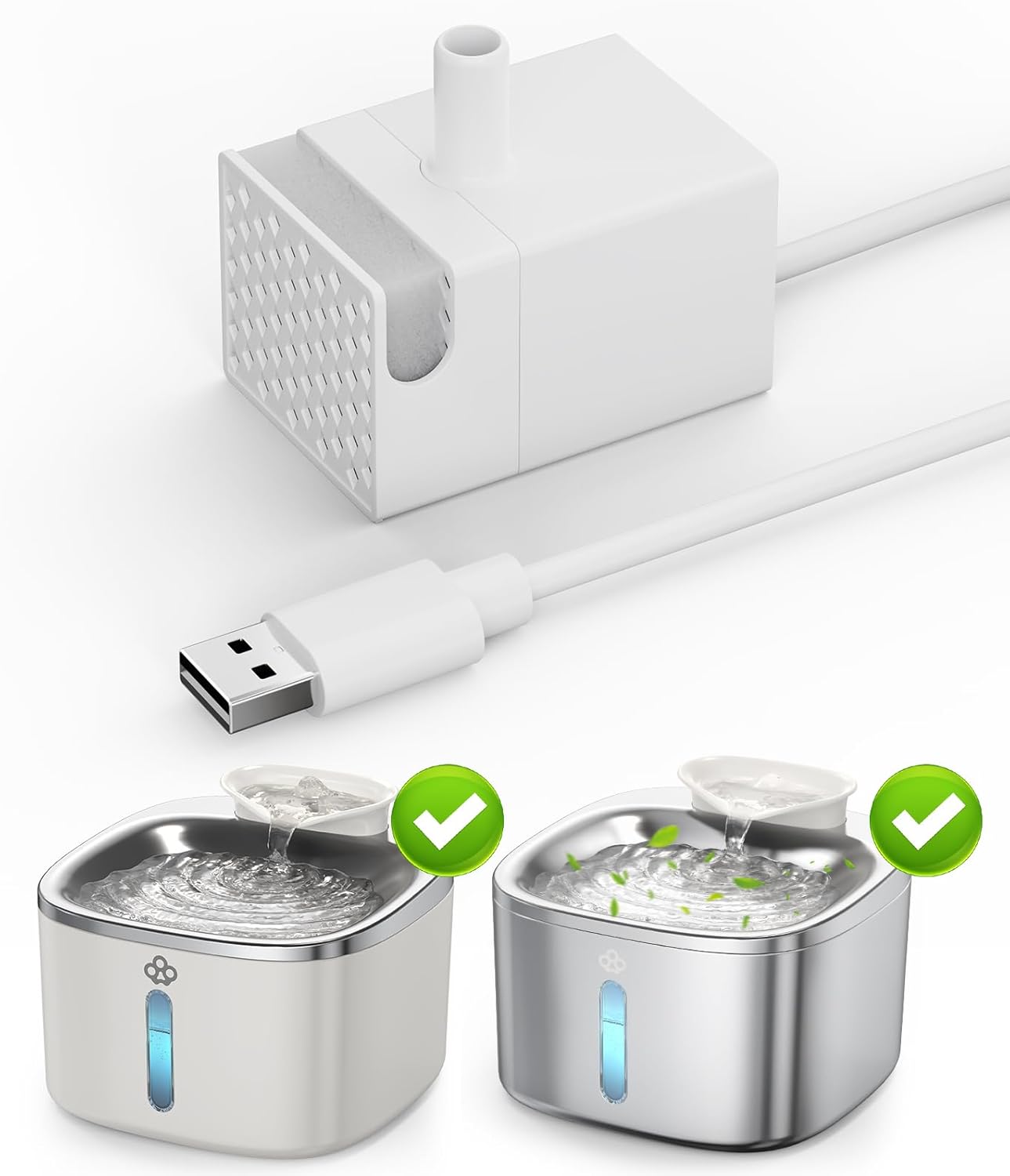 Bomba de Repuesto para Bebedero de Agua para Gatos PW03 3.5L