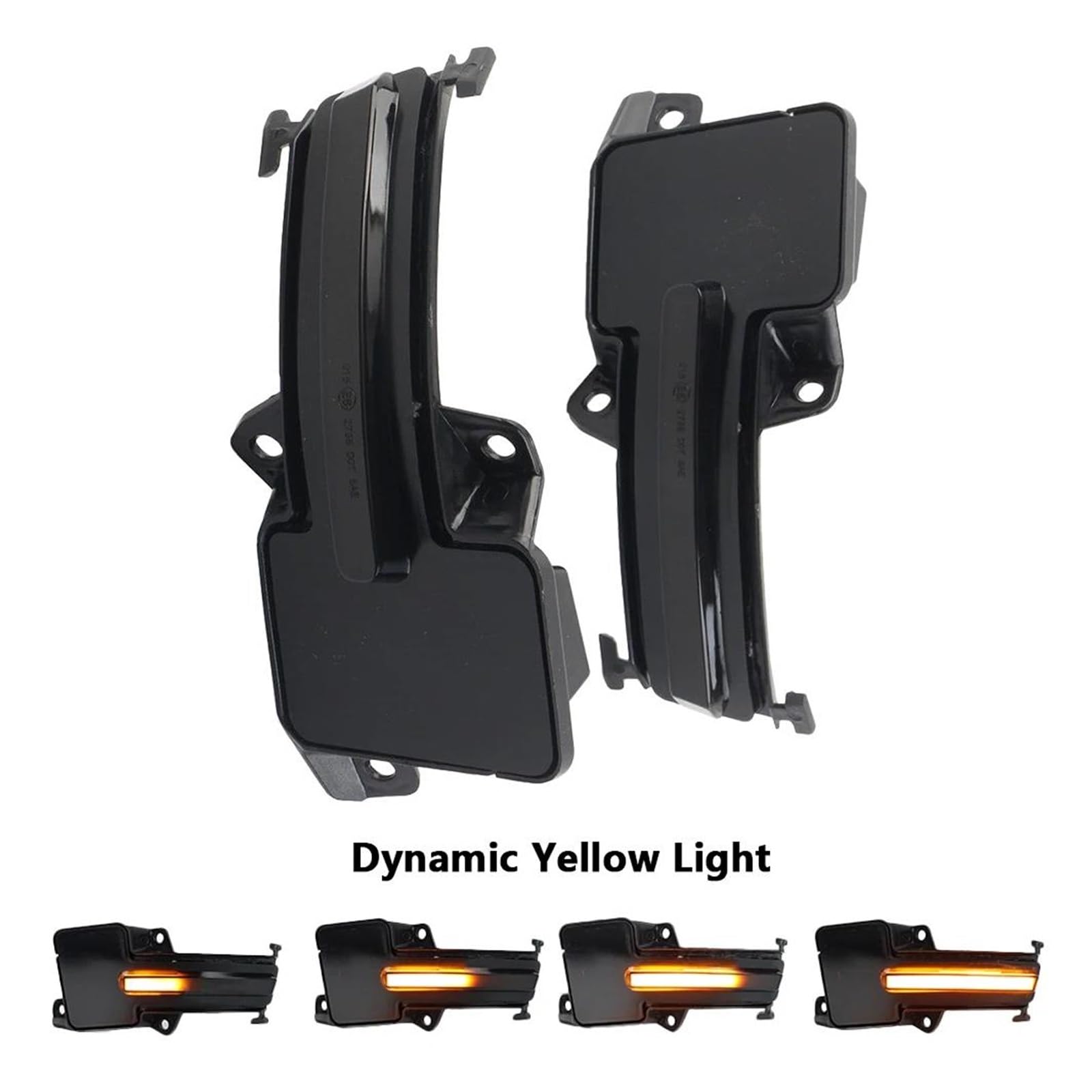 Genérico Intermitentes Laterales 2x Para Civic Gen. FC1 FK7 2016 2017 2018 2019 2020 Espejo Lateral Coche Luz Señal Giro Dinámica Intermitente Secuencial Luz Intermitente
