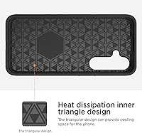 Vista 7 de Miimall Funda delgada para Samsung Galaxy S24 mate, doble capa de policarbonato resistente y TPU [10 pies a prueba de caídas militares]