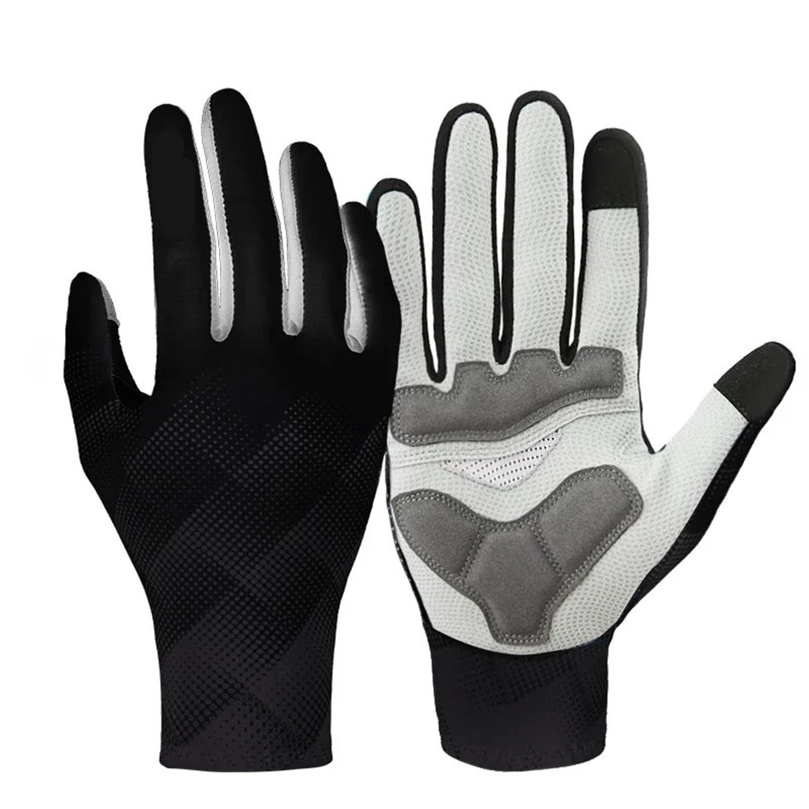Generisch Unisex-Herbst-Winter-Fahrradhandschuhe, Thermo-Touchscreen, rutschfeste Lange Handschuhe for MTB-Fahrräder