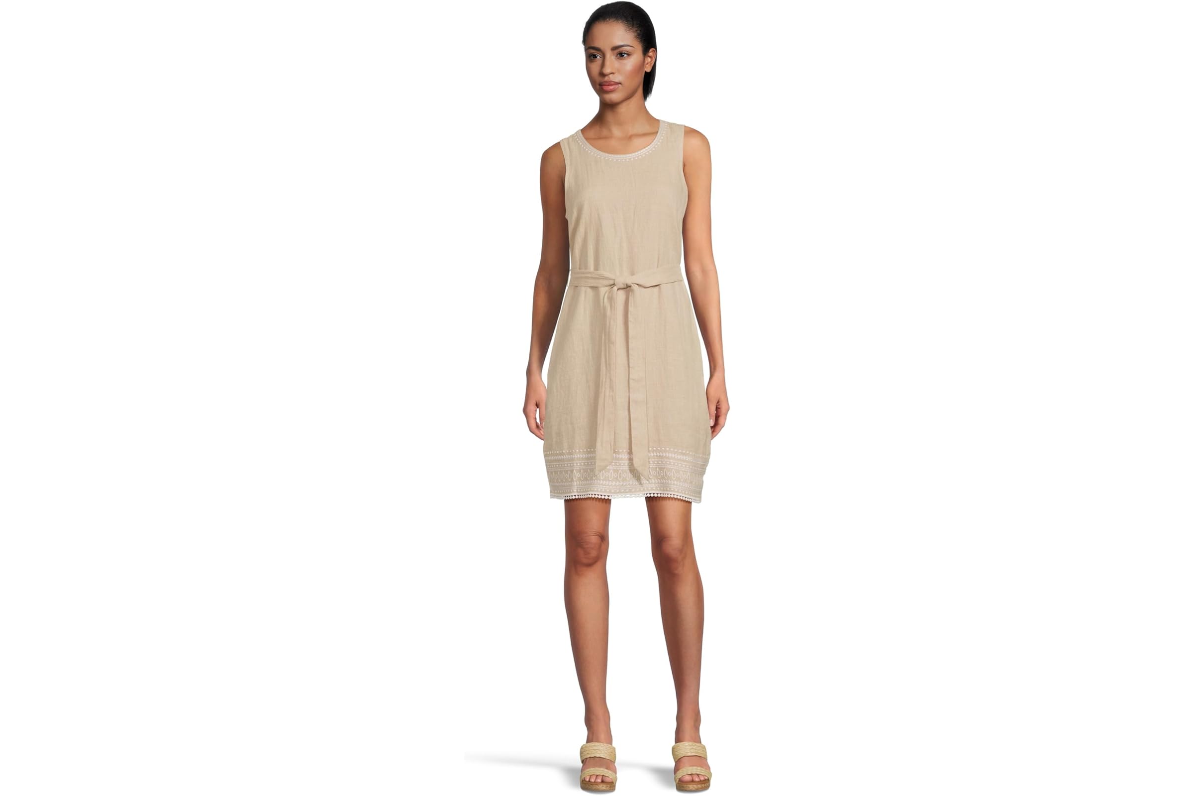 Платье Tommy Bahama Two Palms Embroidered Sleeveless Shift Dress
