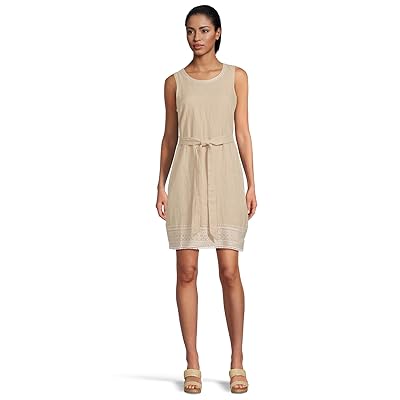 Tommy Bahama Two Palms Embroidered Sleeveless Shift Dress Women