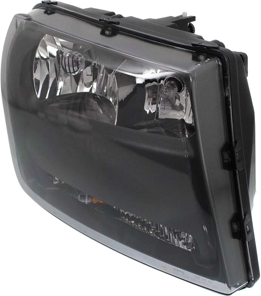 CarLights360 For 2006-2009 Chevy Trailblazer Headlight Passenger Side GM2503304 LT model - replaces 25970908