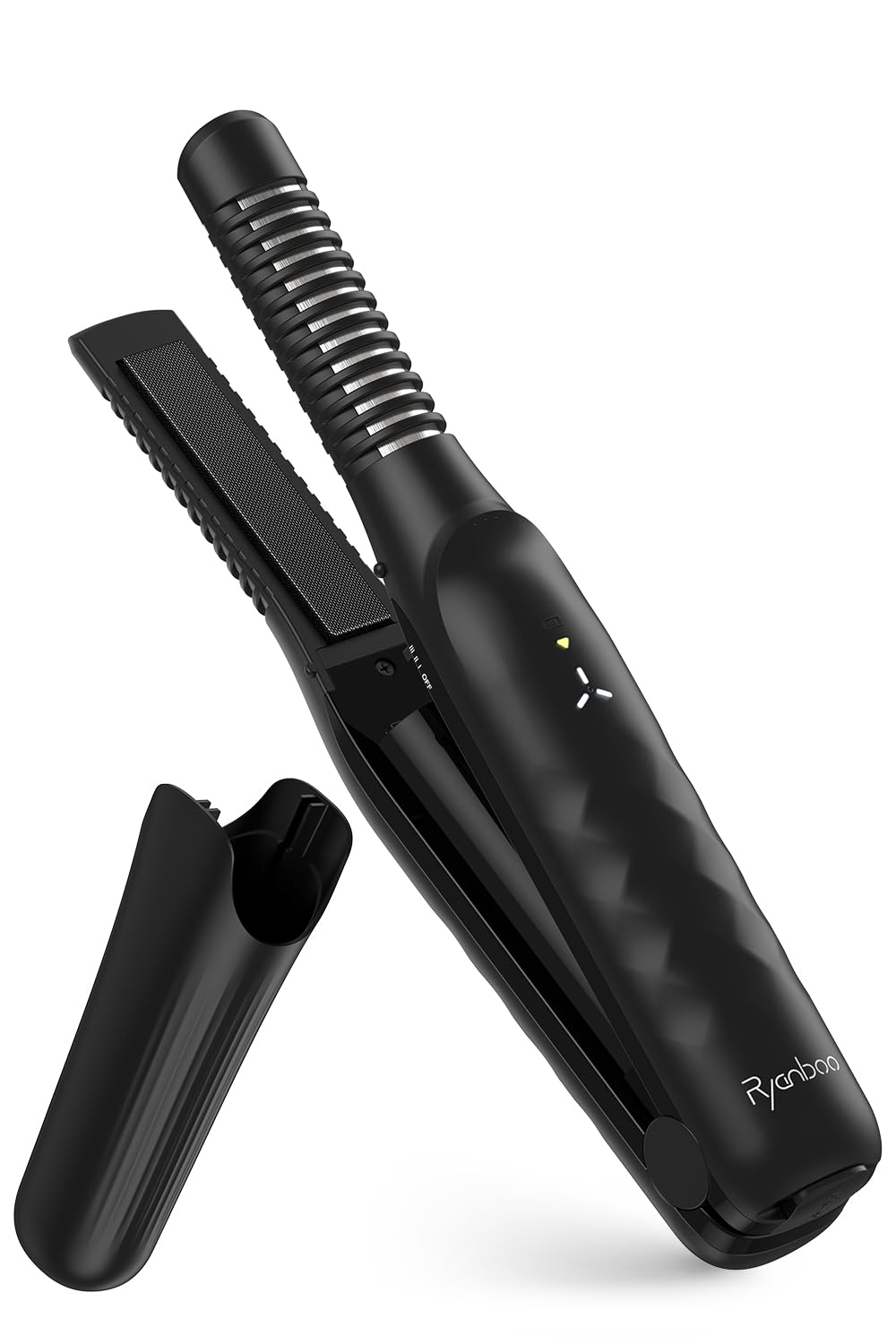 ヘアアイロン ブラック Amazon | Ryanboo コードレスヘアアイロン【機内持ち込み可能・水蒸気