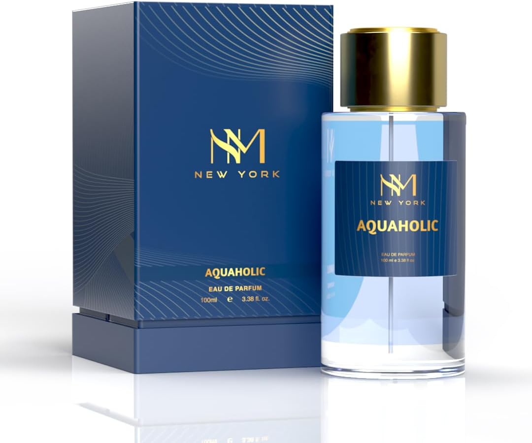 NM New York Aquaholic Luxury Perfume For Man and Women both| Premium Long Lasting Fragrance Spray | With Aromatic Blend of Aquatic & Fresh Notes | Unisex Perfume | birthday gift for friend -100 ml