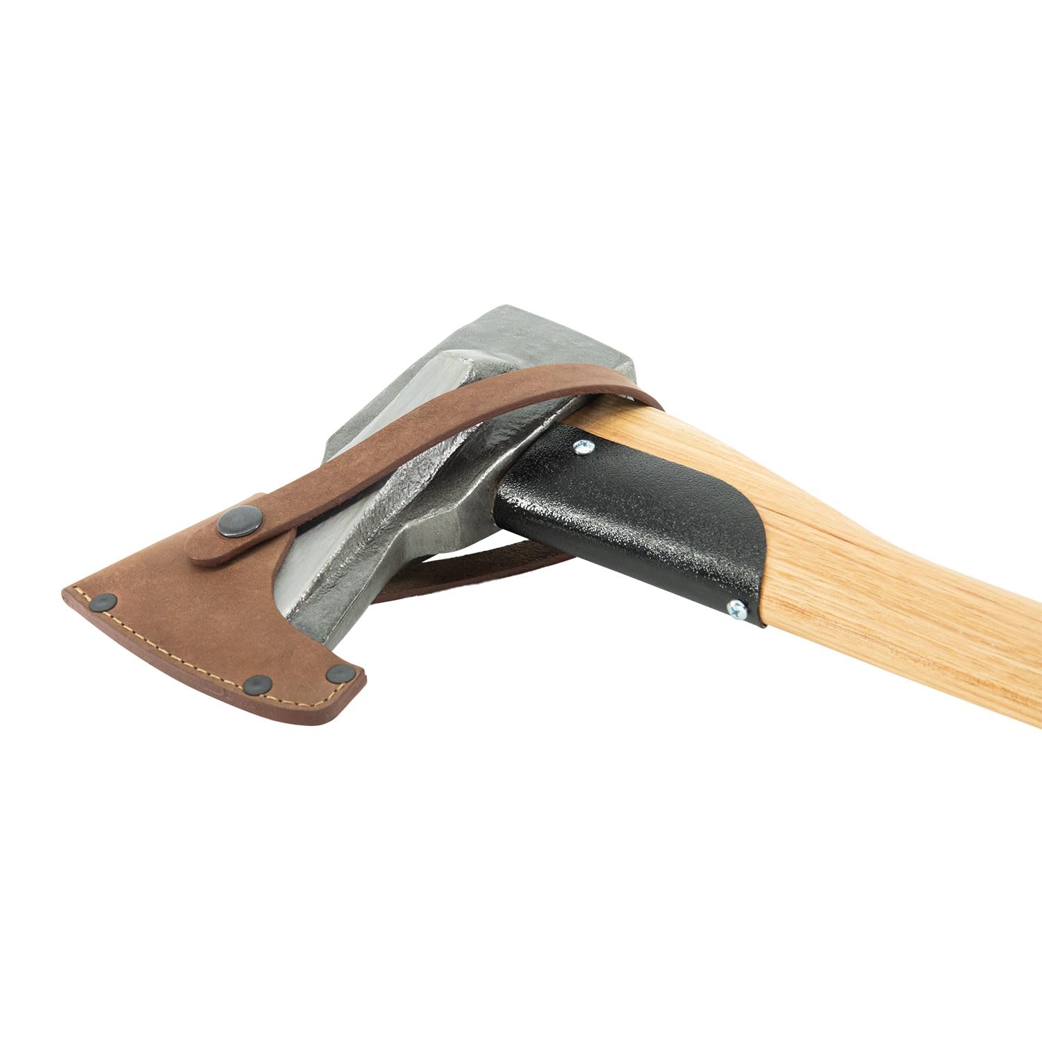 ADLER Spaltaxt 2000g 80 cm C60 Hickorystiel Brennholz Kaminholz Grün | Geschmiedeter Spaltkopf mit zwei Flügeln und dreifacher Sicherheitsverkeilung Made in Germany