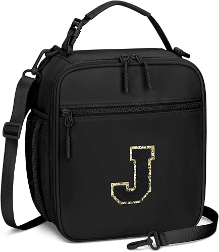 Miniatura 64 de Lonchera inicial aislada para niñas y niños, regalo para regreso a clases, bolsa de almuerzo reutilizable a prueba de fugas con correa ajustable