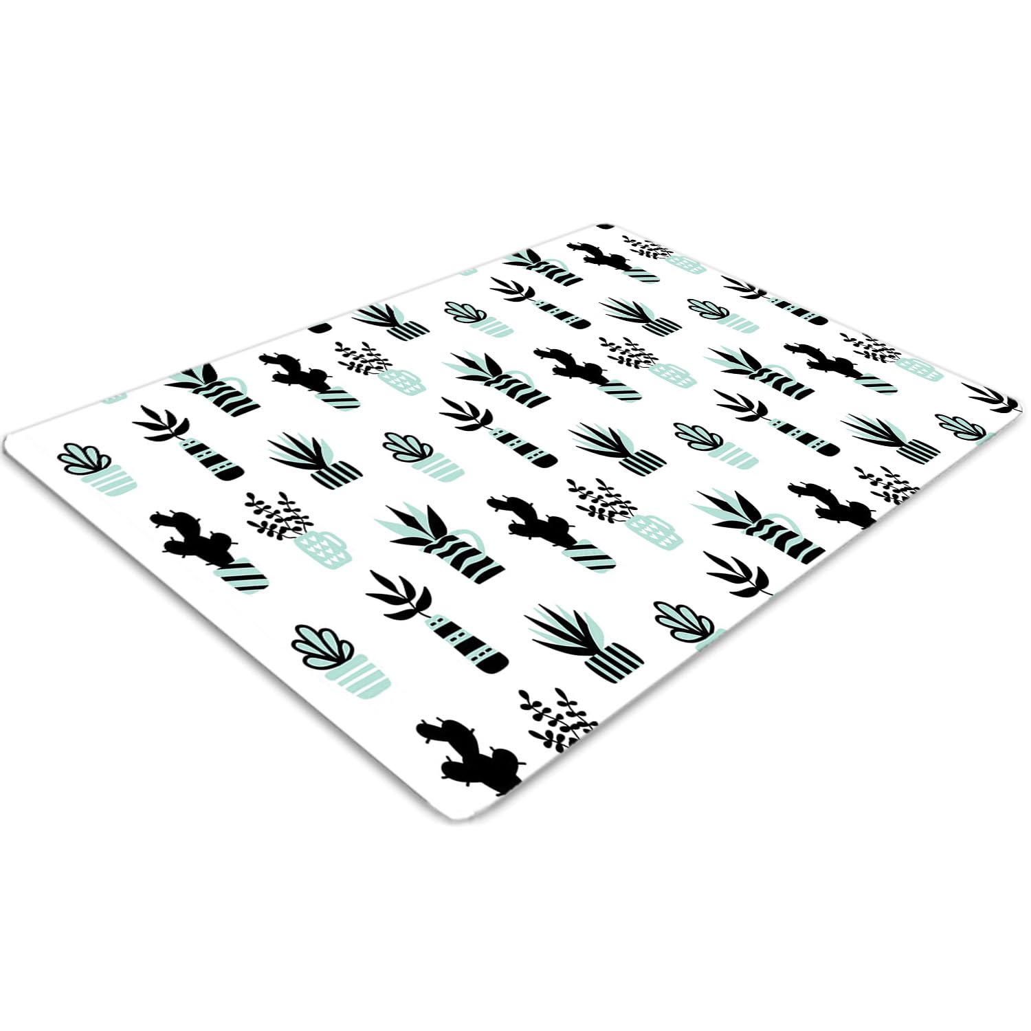 Tapis de chaise de bureau feuilles d'automne pour protéger le sol de la maison
