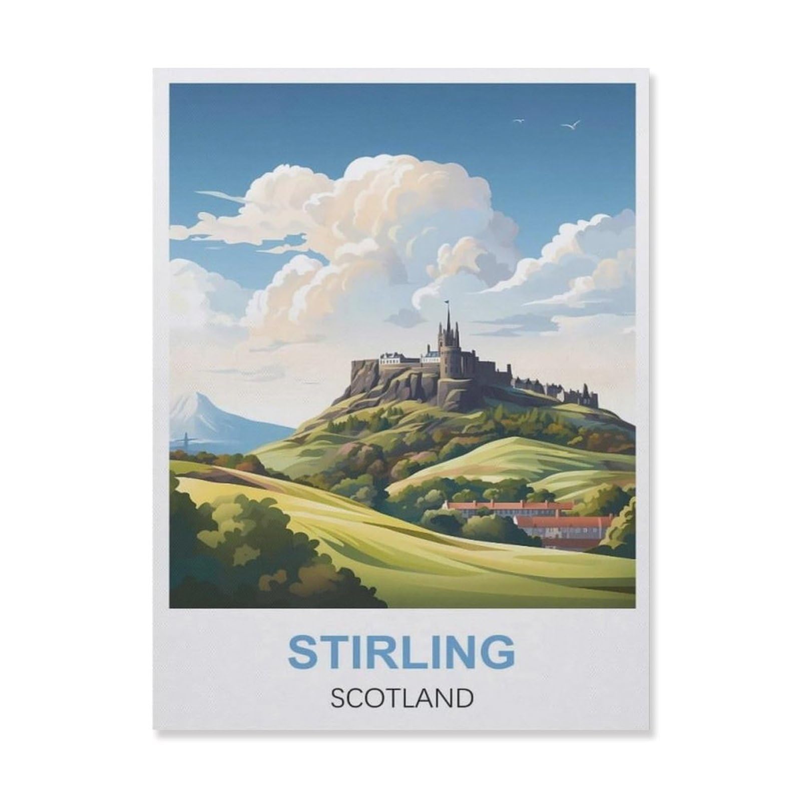 Tin Sign，Stirling Scotland(30x40cm）