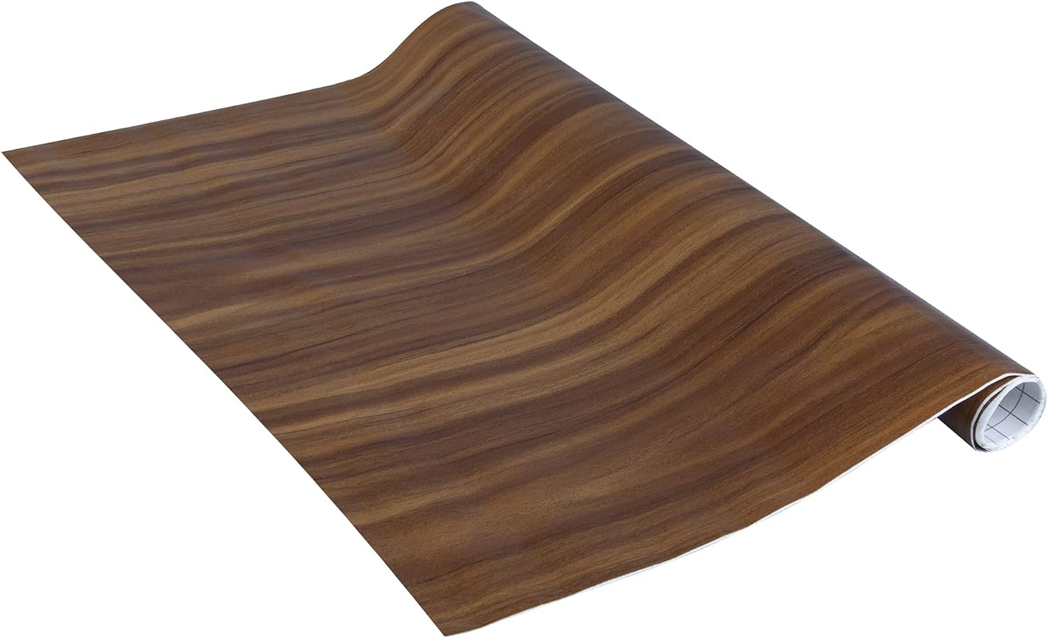 Venilia 53404 Walnut Wood Effect Decorative Furniture Film Wallpaper Self-Adhesive PVC Phthalate 90 cm x 2.1 m, Nut, 2,1 m