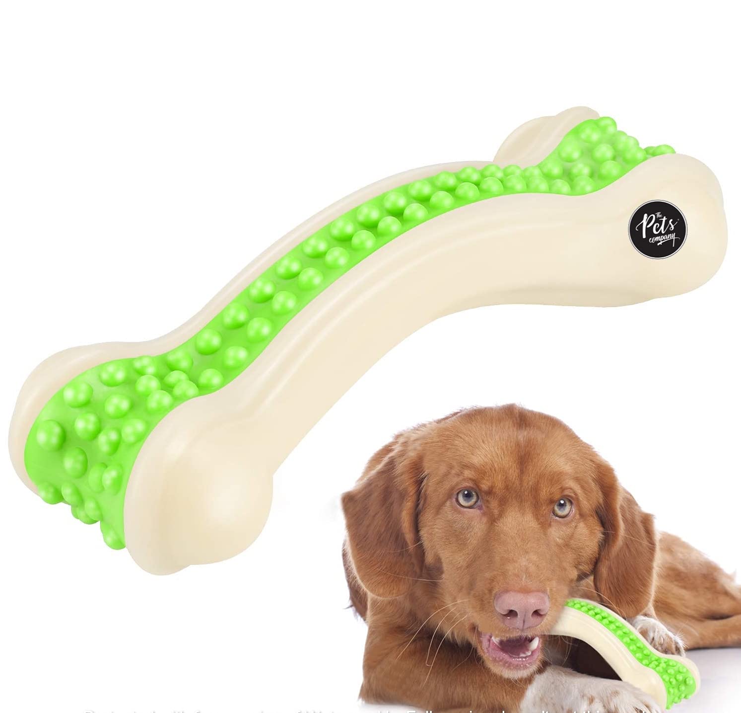 The Pets Company Bite Resistant Durable Aggressive Chewers Arched Bone Teething Toy for Small Dogs (B096KXHK76) Amazon Price History, Amazon Price Tracker