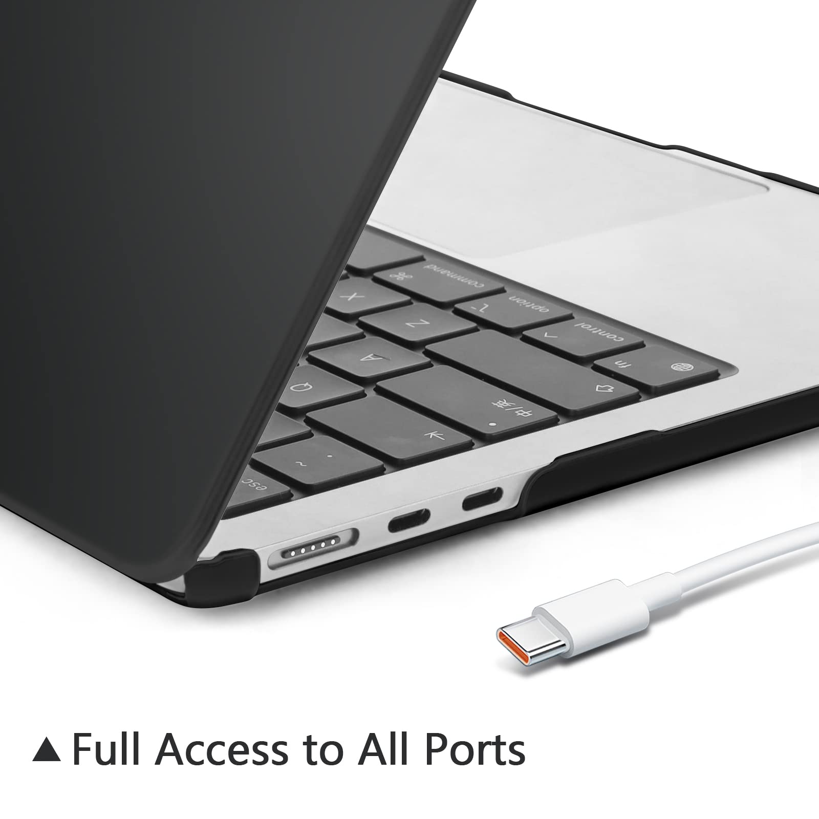 Custodia MacBook Air 13.6" 2022-2025 M2/M3/M4 - Cover Rigida Opaca Mezzanotte Con Copritastiera EU