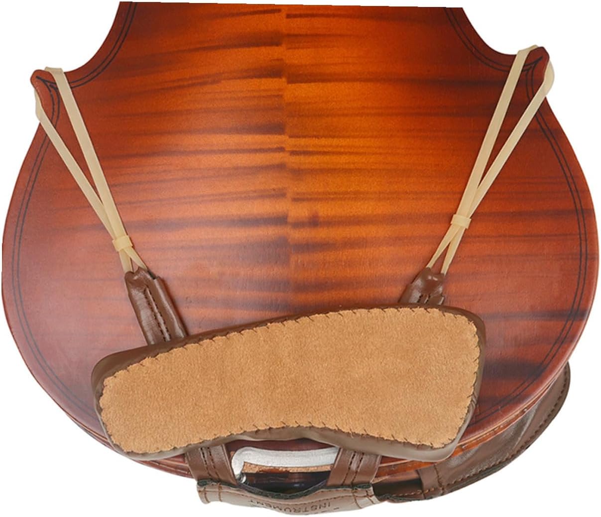 Sheepskin Violin Shoulder Rest Pad Multi-functional Chin Rest Cushion Comfortable Support for Violinists Soft Replacement Accessory