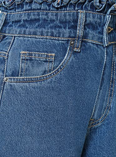 Image of AKA CHIC Women Flare Fit High Rise Cotton Non Stretchable Jeans