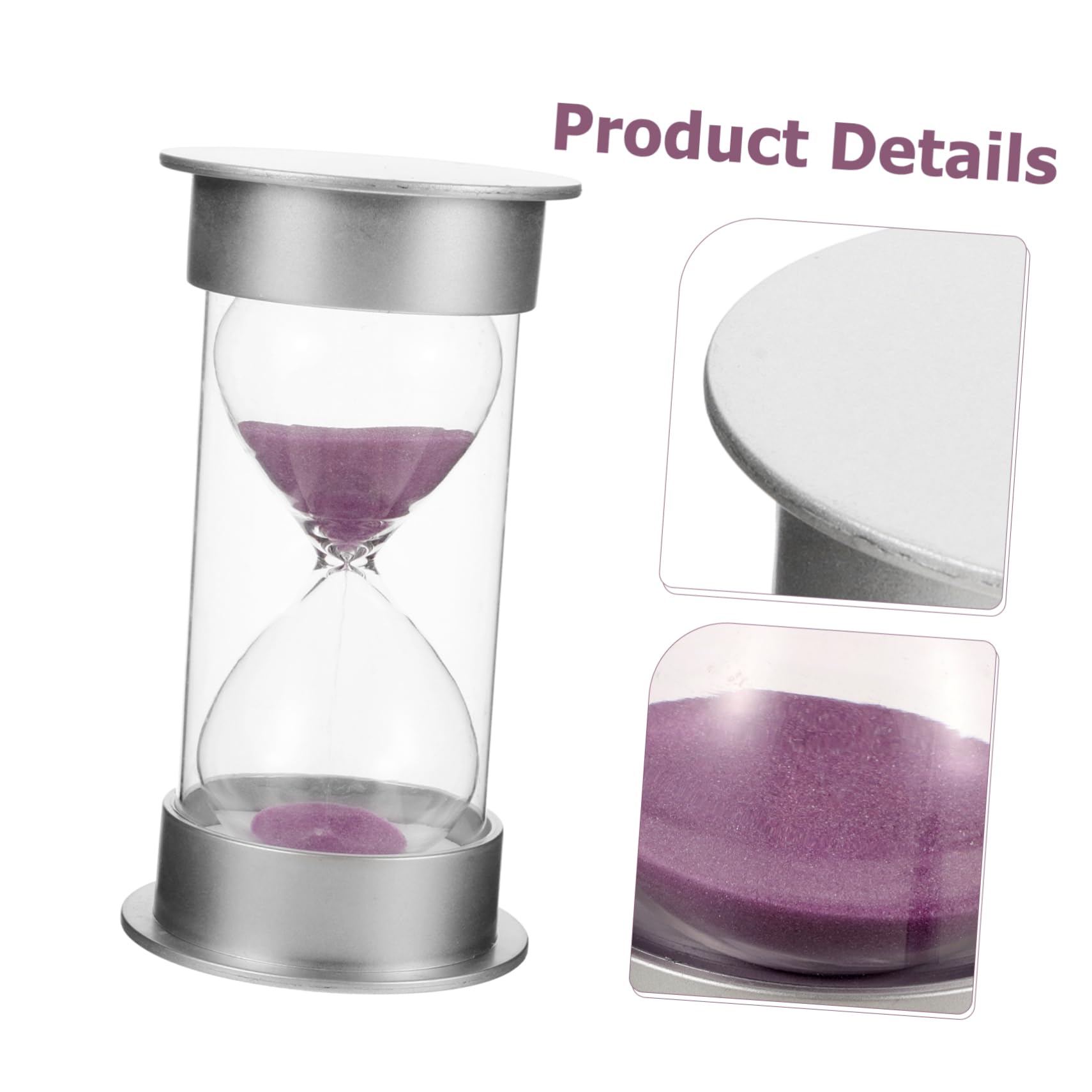 HEMOTON 4 Sätze Sanduhr-Timer Sanduhr- 20 Minuten Sanduhr 20-Minuten-Sanduhr Desktop-Sanduhr-Ornament 20 Minuten Timer Kreative Sanduhr Glas Mit Hohem Borosilikatgehalt 2 Stück * 4