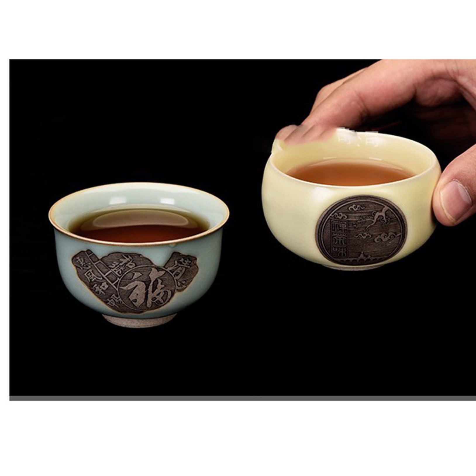Amazon.co.jp: 4個セット お猪口セット ぐい呑み おちょこ 盃 酒器