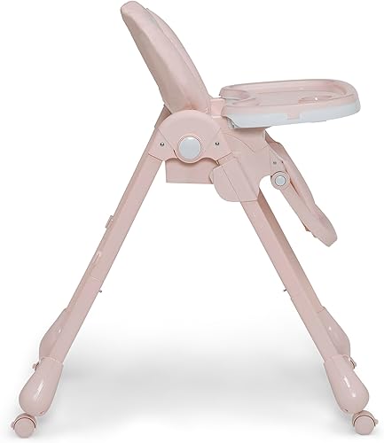 Miniatura 11 de Little Folks by Delta Children - Silla alta SlimFold 2 en 1 para bebés y niños pequeños, color rosa