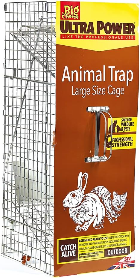 The Big Cheese Live Animal Trap – Large Cage. Welfare-Friendly Live ...